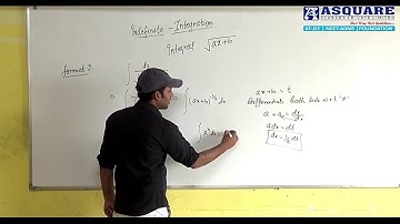 Indefinite Integration Part-3 | Integration for IIT-JEE (Main & Adv) & Boards | RS Sir from ASQUARE