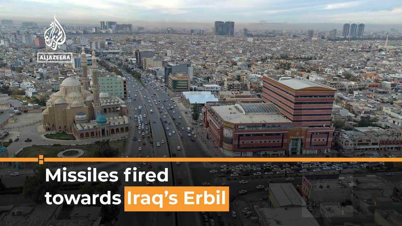 At Least 12 Missiles Hit Iraq s Kurdish Capital Erbil Officials I Al 