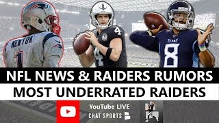 The las vegas raiders have derek carr and marcus mariota at qb, but
after new england patriots signed cam newton, a question has sprouted.
who will win w...