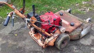 How to repair a mower, Ransomes  (bunton) 36" walk behind,  part 1