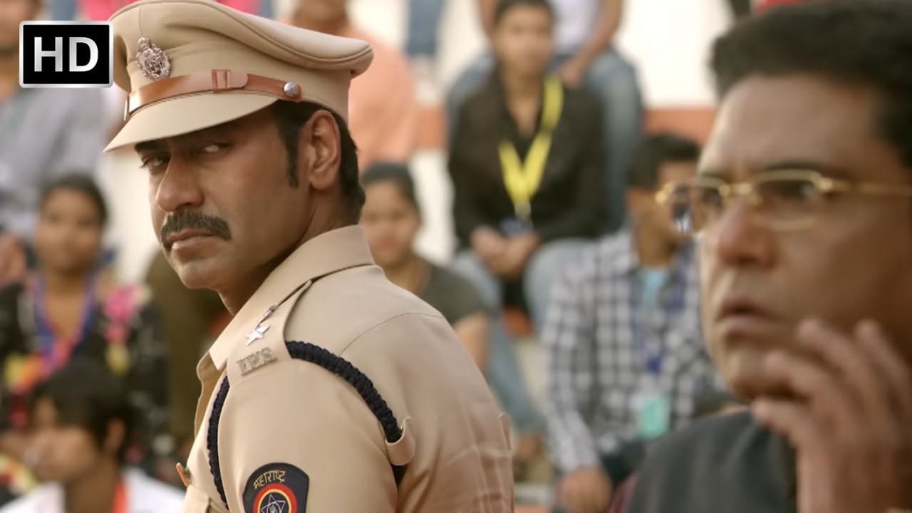 सिंघम का करारा जवाब भ्रष्ट नेताओं को सिखाया सबक - Singham Returns - Ajay Devgan Action Scene - HD