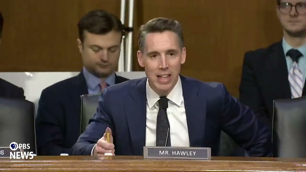 WATCH: Sen. Hawley questions DHS Secretary Noem in oversight hearing