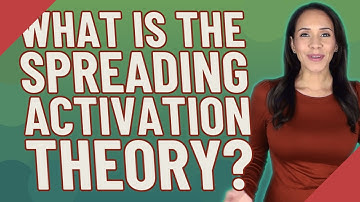 What is the spreading activation theory?