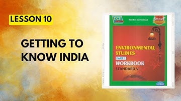 Std 5|Lesson 10|Getting to know India|EVS1 Workbook Question Answers|