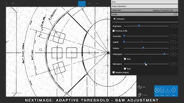 Large Drawing Scan and Edit Software Contex Nextimage - Adaptive threshold