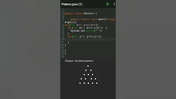 java programing - Pyramid pattern