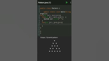 java programing - Pyramid pattern