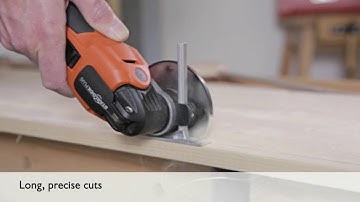 Make precision depth saw cuts with the FEIN MultiMaster 350QSL