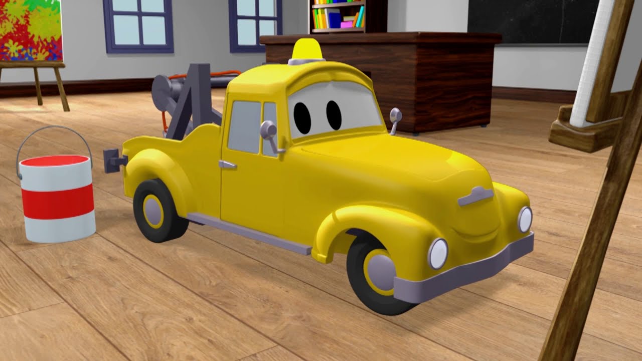 Die Kleinen Autos In Car City Die Farbenschlacht Lastwagen Zeichentrickfilme Fur Kinder Tom Der Abschleppwagen In Autopolis Thewikihow