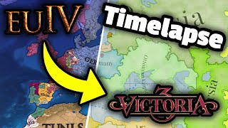 I Converted a Vanilla EU4 Campaign to VIC3... | AI Only Timelapse