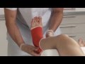 Delta-Cast Soft Ankle Cast Application