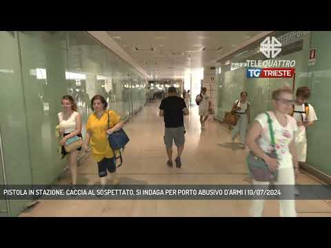 PISTOLA IN STAZIONE: CACCIA AL SOSPETTATO, SI INDAGA PER PORTO ABUSIVO D'ARMI | 10/07/2024