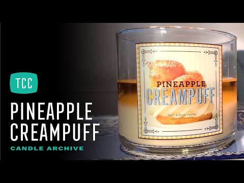 Pineapple Cream Puff Candle Review (2017) | Bath & Body Works