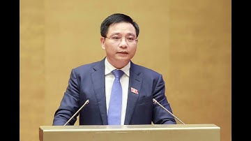 Quốc hội chất vấn Bộ trưởng Bộ Giao thông vận tải Nguyễn Văn Thắng