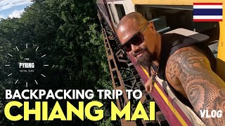 Episode1 14Hrs TRAVEL BY TRAIN BANGKOK TO CHIANG MAI BACKPACKING ADVENTURE | BANGKOK STREET FOOD