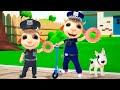 All police officers love doughnuts  cartoon for kids  dolly and friends