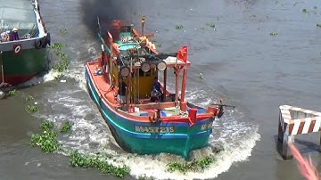 ĐỤNG MUỐN MẤT THỞ SÀ LAN NỎI NÓNG CHẠY HẾT GA - anh tàu biển kéo theo và cái kết