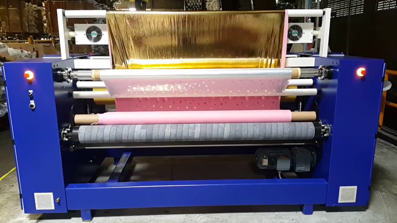 HOT FOIL PRINTING MACHINE VIDEO YouTube