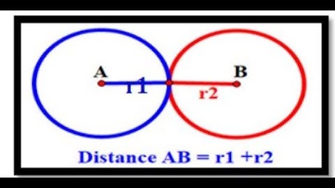 How to determine if two circles intersect each other?