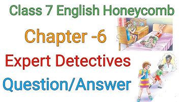 Expert Detectives question answer| Class 7 english chapter 6 question answer |Class 7 Honeycomb