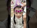 Pink fairy cute baby face painting series is really cute #facepainting#cutebaby