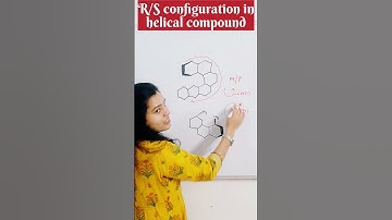 tricks to find R/S configuration in helical components/ #shorts #spchemistry