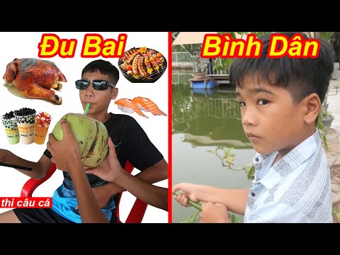 Video Trẻ Trâu Thi Câu Cá Theo Phong Cách Đubai Và Bình Dân... - youtube