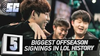 5 Biggest Offseason Signings In LoL History | LoL eSports