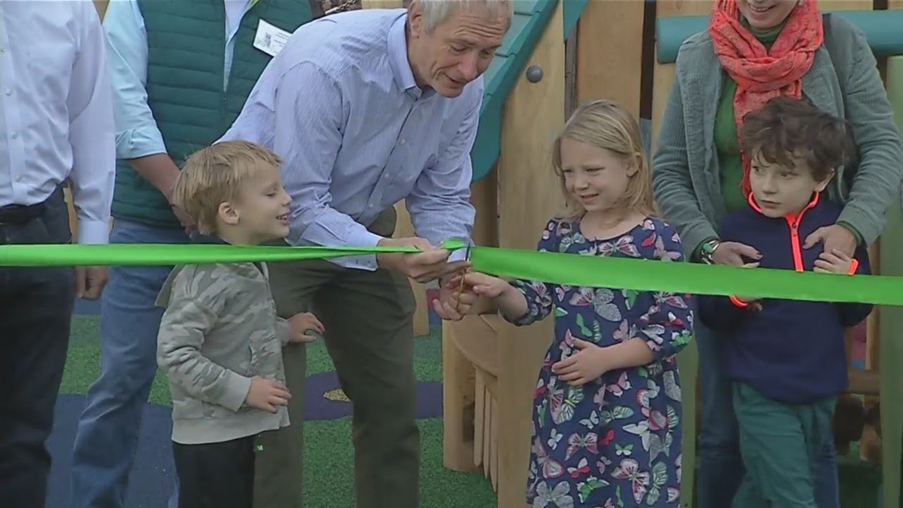 Elmwood playground holds grand opening