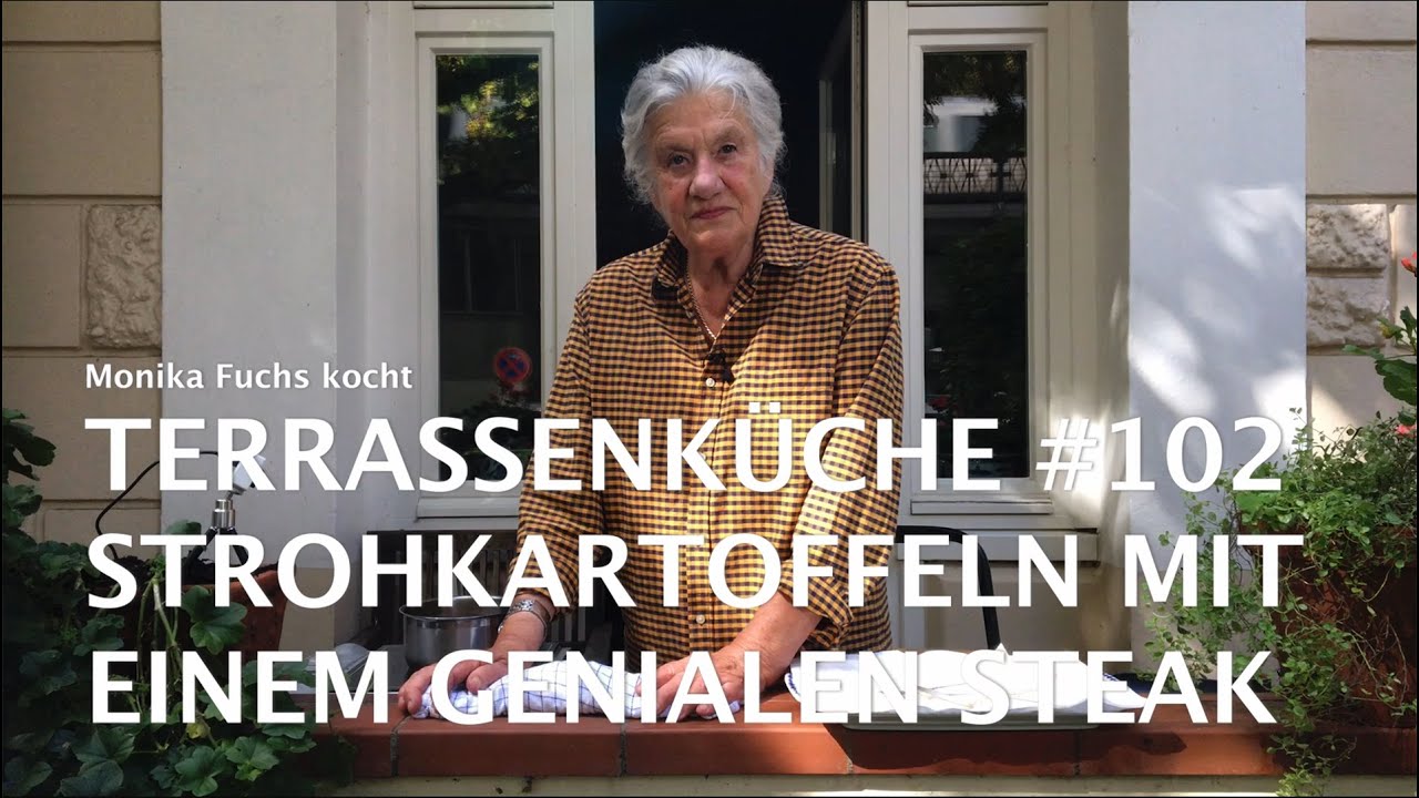 Strohkartoffeln mit einem genialen Steak - Terrassenküche #102