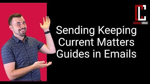 Sending KCM Guides in KW Command Emails