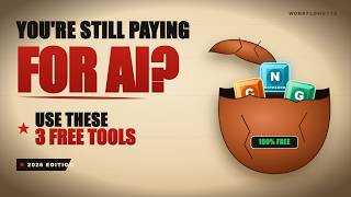 Stop Paying For AI: 3 Free Tools That Replace $20/Month Apps