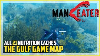 Maneater The Gulf All Nutrition Cache Locations Guide