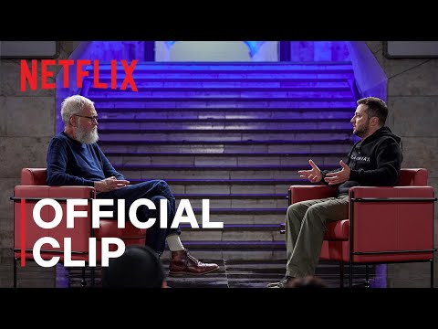 My Next Guest with David Letterman and Volodymyr Zelenskyy | Official Clip | Netflix