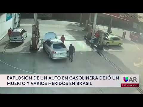 Explosión de un auto en Brasil deja un muerto y varios heridos