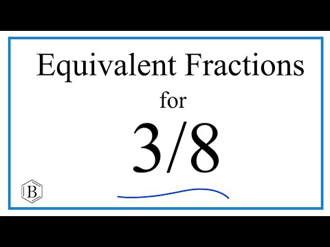 Video: Cât este jumătate din 3/8 într-o fracție?