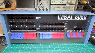 Building an IMSAI 8080 Clone (the "IMSAI 8080 Replica" by thehighnibble.com); with Demonstration