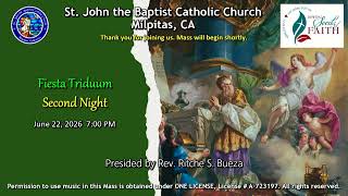 Fiesta Triduum 2026 | 2nd Night | June 22, 2026