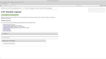 RDA CSV Data Citation Prototype - CSV File Upload