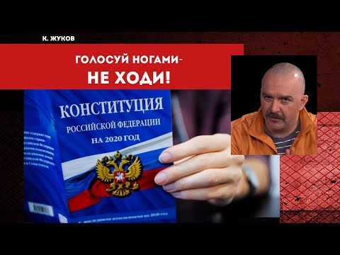 Видео: Бойкот голосования! Клим Жуков об истинном значении выборов и о поправках в конституцию.