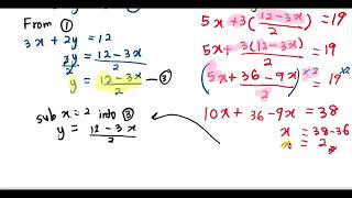 Simultaneous Linear Equation Form 1 Mathematics | Assignment 2 discussed!