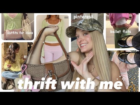 ⋆˙⟡ THRIFT WITH ME (back to school edition) ⭑.ᐟ