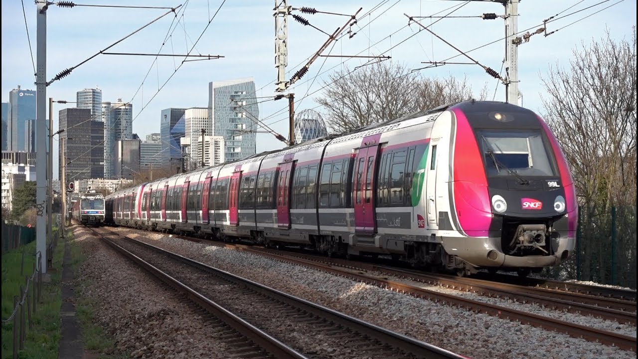Francilien & Z6400 sur la ligne L sud du Transilien