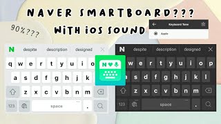 Keyboard iOS Sound for Android | NAVER SmartBoard screenshot 2