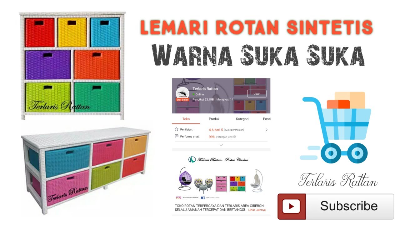  Lemari  Rotan  Sintetis YouTube