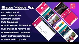 Status Videos App Pro Tutorial Using Android Studio screenshot 2