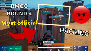 #bgmi Myst official hacking on BMOC round 4 😱 #battlegroundsmobileindia #pubgmobile #explorepage