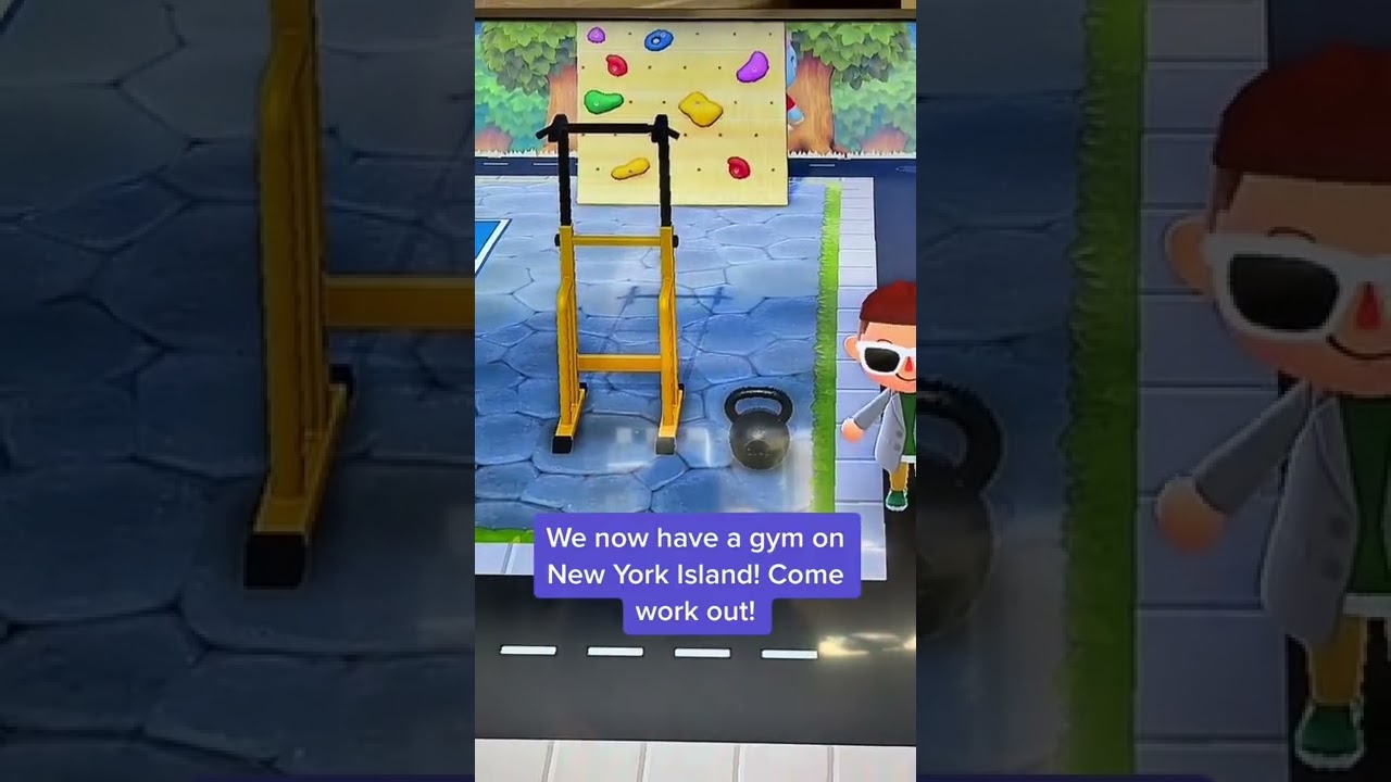 Making a Gym on Animal Crossing: New Horizons