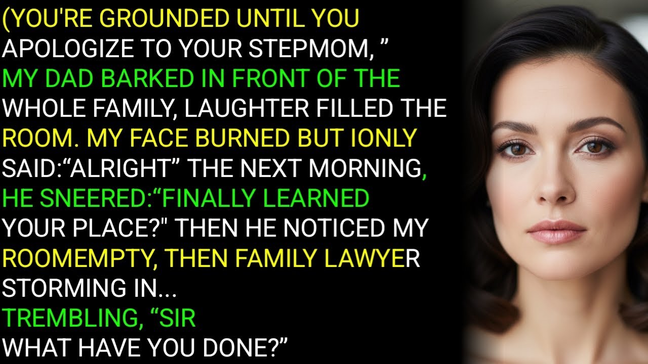 (YOU'RE GROUNDED UNTIL YOU APOLOGIZE TO YOUR STEPMOM, ”MY DAD BARKED IN FRONT OF THE WHOLE FAMI....