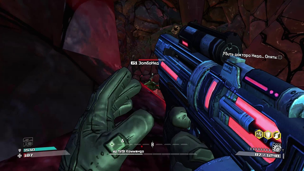 Borderlands прохождение боссов : 8. Dr. Ned + Undead Dr. Ned